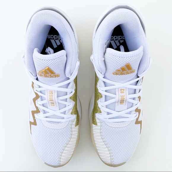 adidas | Shoes | Adidas Don Issue 2 Basketball Shoe White Gold | Poshmark